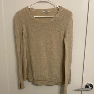Madewell Light Tan Sweater